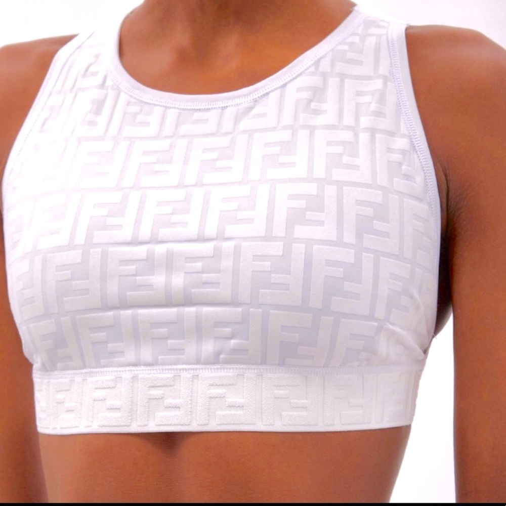 Fendi Sport Bra FF Authentic 40 EUC